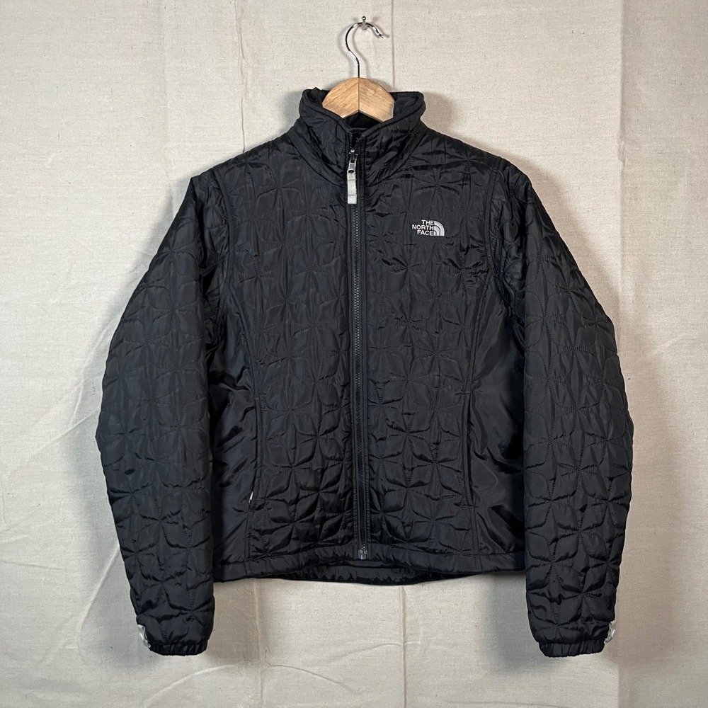 The North Face Black Quilted Bomber Jacket